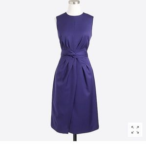 J Crew Knotted Sheath Dress